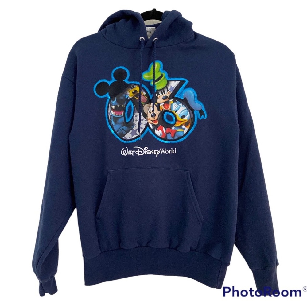 Vintage Rare Hoodie Walt Disney World Hoodie Jacket, size Small